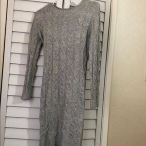 Maternity sweater dress